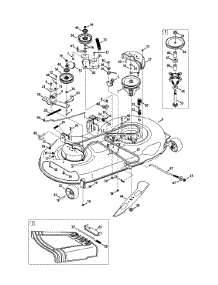 Mower Deck parts for Craftsman Lawn Tractor 13BL78ST299 / 2013 from AppliancePartsPros.com
