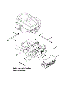 Engine Accessories parts for Craftsman Lawn Tractor 13AX79ST099 / 2013 from AppliancePartsPros.com