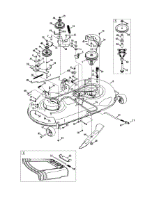 Mower Deck parts for Craftsman Lawn Tractor 13AX79ST099 / 2013 from AppliancePartsPros.com
