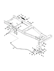 Lift Assembly parts for Craftsman Lawn Tractor 13B226JD099 / 2014 from AppliancePartsPros.com