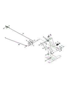 Brake Pedal Assembly parts for Craftsman Lawn Tractor 13B226JD099 / 2015 from AppliancePartsPros.com