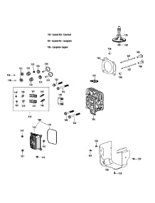 4P90jud Cylinder Head parts for Craftsman Lawn Tractor 13B226JD299 / 2015 from AppliancePartsPros.com