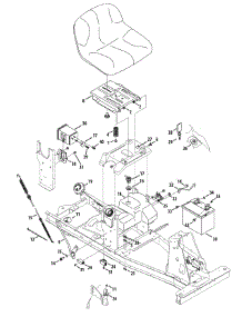 Seat Assembly parts for Craftsman Lawn Tractor 13B226JD299 / 2015 from AppliancePartsPros.com