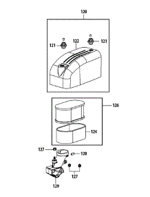 4P90hu Air Intake parts for Craftsman Lawn Tractor 13A277XS099 / 2014 from AppliancePartsPros.com