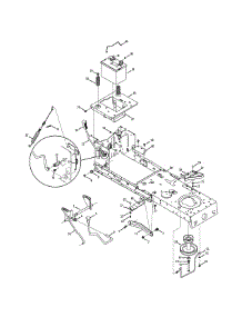 Frame, Pto & Deck Lift parts for Craftsman Lawn Tractor 13A277XS299 / 2015 from AppliancePartsPros.com