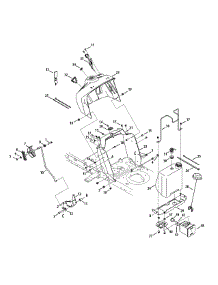 Dash & Fuel Tank parts for Craftsman Lawn Tractor 13A278XS299 / 2015 from AppliancePartsPros.com