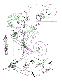 Drive & Rear Wheel parts for Craftsman Lawn Tractor 13AD78XS099 / 2014 from AppliancePartsPros.com