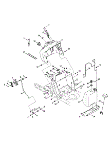 Dash & Fuel Tank parts for Craftsman Lawn Tractor 13AL78XT099 / 2014 from AppliancePartsPros.com