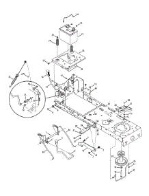 Frame, Battery & Pto parts for Craftsman Lawn Tractor 13AL78XT099 / 2015 from AppliancePartsPros.com
