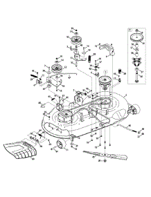 Mower Deck parts for Craftsman Lawn Tractor 13AL78XT099 / 2015 from AppliancePartsPros.com