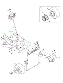 Steering & Front Axle parts for Craftsman Lawn Tractor 13AP78XS099 / 2015 from AppliancePartsPros.com