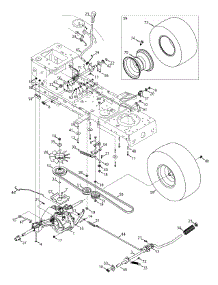 Drive & Rear Wheels parts for Craftsman Lawn Tractor 13AP79XT099 / 2015 from AppliancePartsPros.com