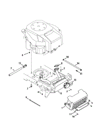 Engine Accessories parts for Craftsman Lawn Tractor 13AP79XT099 / 2015 from AppliancePartsPros.com