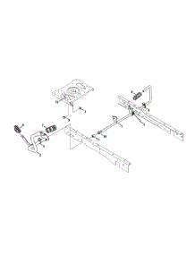 Brake Pedal Assembly parts for Craftsman Lawn Tractor 13APA1ZS099 / 2015 from AppliancePartsPros.com