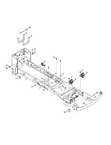 Frame parts for Craftsman Lawn Tractor 13APA1ZS099 / 2015 from AppliancePartsPros.com