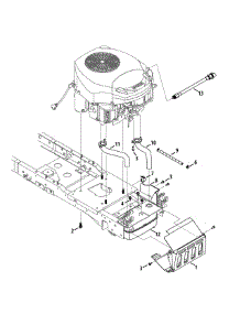 Engine Accessories parts for Craftsman Lawn Tractor 13AQA1ZT099 / 2015 from AppliancePartsPros.com