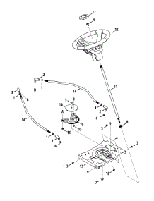 Steering parts for Craftsman Lawn Tractor 13A7A1ZW099 / 2015 from AppliancePartsPros.com