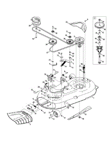 Mower Deck parts for Craftsman Z-Series 17AKCACS099 / 2015 from AppliancePartsPros.com