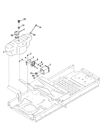 Fuel Tank parts for Craftsman Z-Series 17AKCACS299 / 2015 from AppliancePartsPros.com