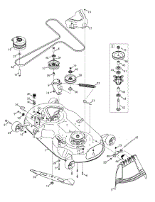 Mower Deck parts for Craftsman Z-Series 17BRCACT099 / 2015 from AppliancePartsPros.com