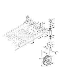 Front Axle parts for Craftsman Z-Series 17ARCACK099 / 2014 from AppliancePartsPros.com