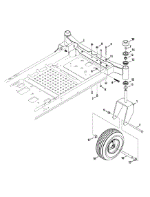 Front Axle parts for Craftsman Z-Series 17ASDALC099 / 2015 from AppliancePartsPros.com