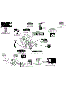 Label Map parts for Craftsman Z-Series 17ASDALC099 / 2015 from AppliancePartsPros.com