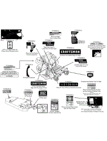 Label Map parts for Craftsman Z-Series 17ASDALD099 / 2015 from AppliancePartsPros.com