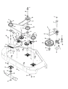Mower Spindle Assembly parts for Craftsman Z-Series 17AL3AGV099 / 2012 from AppliancePartsPros.com
