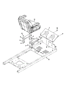 Seat Assembly parts for Craftsman Z-Series 17AL3AGV099 / 2012 from AppliancePartsPros.com