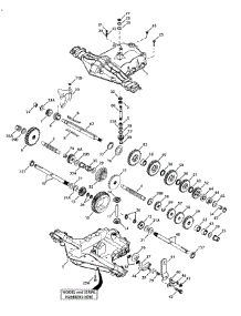 Transmission parts for Cub Cadet Home Maintenance Self-Propelled Walk-Behind Mower 12AE764N010 / 2011 from AppliancePartsPros.com