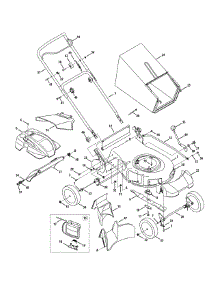 General Assembly Cc500 parts for Cub Cadet Home Maintenance Push Walk-Behind Mower 11A-18M9 / 2011 from AppliancePartsPros.com