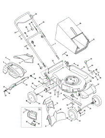 Cc500 General Assembly parts for Cub Cadet Home Maintenance Push Walk-Behind Mower 11A-18M9010 / 2012 from AppliancePartsPros.com