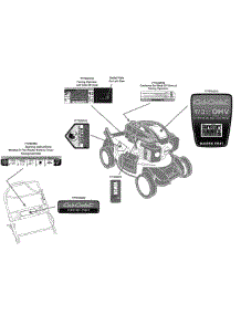 Label Map Cc550es parts for Cub Cadet Home Maintenance Self-Propelled Walk-Behind Mower 12AE18JA / 2010 from AppliancePartsPros.com
