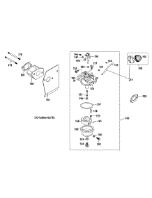 2P70m0d Carburetor parts for Cub Cadet Home Maintenance Self-Propelled Walk-Behind Mower 12AE18JA / 2012 from AppliancePartsPros.com