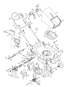 Cc550es General Assembly parts for Cub Cadet Home Maintenance Self-Propelled Walk-Behind Mower 12AE18JA010 / 2012 from AppliancePartsPros.com
