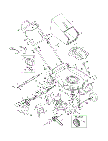General Assembly Cc550sp parts for Cub Cadet Home Maintenance Self-Propelled Walk-Behind Mower 12A-18M7 / 2010 from AppliancePartsPros.com