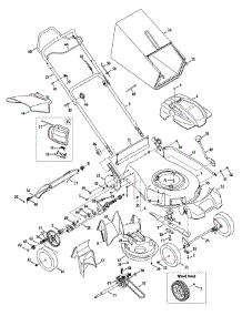 Cc550sp General Assembly parts for Cub Cadet Home Maintenance Self-Propelled Walk-Behind Mower 12A-18M7 / 2012 from AppliancePartsPros.com