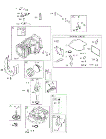 Bs-215802-2578-B2 Engine 1 parts for Cub Cadet Home Maintenance Self-Propelled Walk-Behind Mower 12A-764M010 / 2010 from AppliancePartsPros.com