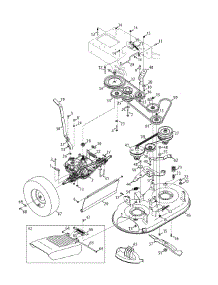 Drive & Deck parts for Cub Cadet Home Maintenance Self-Propelled Walk-Behind Mower 12AE764N009 / 2010 from AppliancePartsPros.com