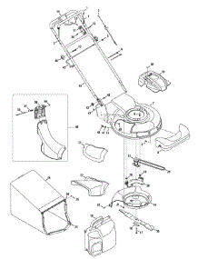 Cc94m General Assembly parts for Cub Cadet Home Maintenance Self-Propelled Walk-Behind Mower 12A-94M7010 / 2012 from AppliancePartsPros.com