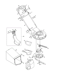 General Assembly Cc98h parts for Cub Cadet Home Maintenance Self-Propelled Walk-Behind Mower 12A-989Q / 2011 from AppliancePartsPros.com