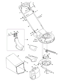 Cc98h General Assembly parts for Cub Cadet Home Maintenance Self-Propelled Walk-Behind Mower 12A-989Q / 2012 from AppliancePartsPros.com