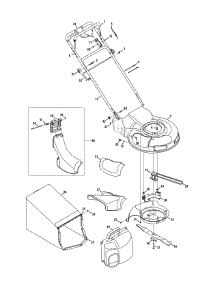General Assembly Cc98h parts for Cub Cadet Home Maintenance Self-Propelled Walk-Behind Mower 12A-98FQ710 / 2010 from AppliancePartsPros.com
