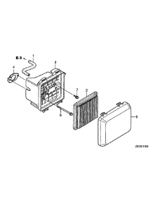 Honda Gcv190las3a Air Cleaner parts for Cub Cadet Home Maintenance Self-Propelled Walk-Behind Mower 12A-98FQ710 / 2010 from AppliancePartsPros.com