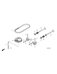 Honda Gcv190las3a Camshaft Pulley parts for Cub Cadet Home Maintenance Self-Propelled Walk-Behind Mower 12A-98FQ710 / 2010 from AppliancePartsPros.com