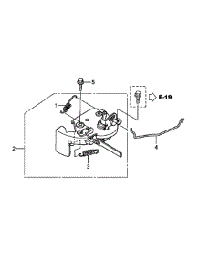 Honda Gcv190las3a Choke Lever Assy parts for Cub Cadet Home Maintenance Self-Propelled Walk-Behind Mower 12A-98FQ710 / 2010 from AppliancePartsPros.com