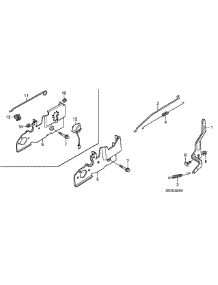 Honda Gcv190las3a Controls parts for Cub Cadet Home Maintenance Self-Propelled Walk-Behind Mower 12A-98FQ710 / 2010 from AppliancePartsPros.com