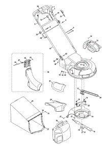 Cc98 General Assembly parts for Cub Cadet Home Maintenance Self-Propelled Walk-Behind Mower 12A-98M7 / HM 2012 from AppliancePartsPros.com