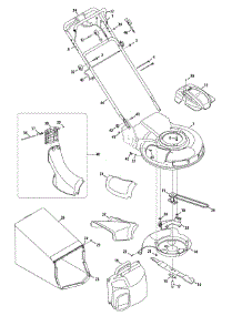 General Assembly Cc98m parts for Cub Cadet Home Maintenance Self-Propelled Walk-Behind Mower 12A-98M7010 / 2010 from AppliancePartsPros.com